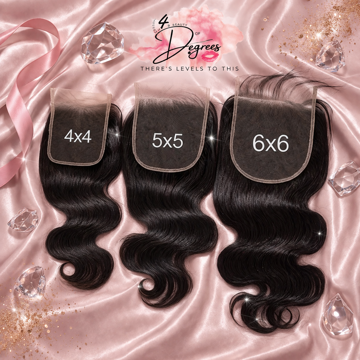 6x6 Transparent Lace Closure