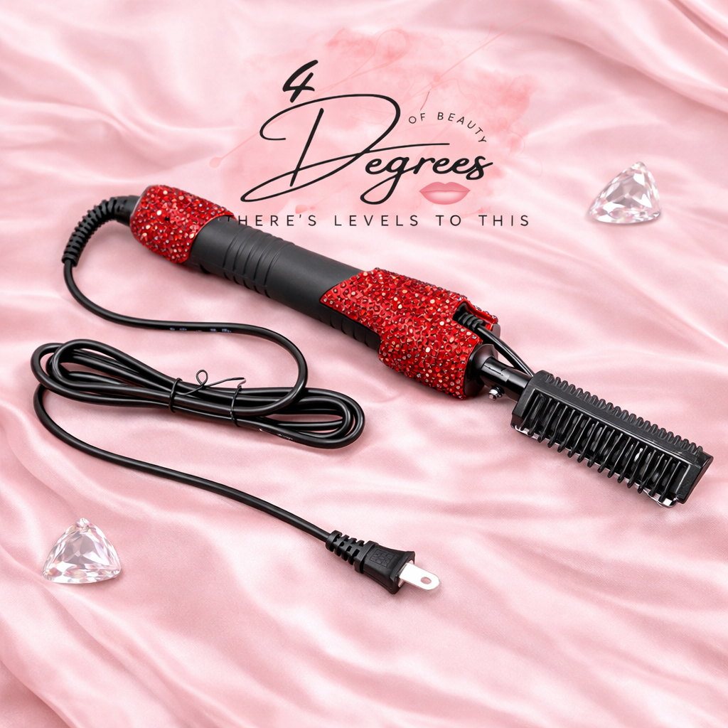 Bling Hot Comb - Red